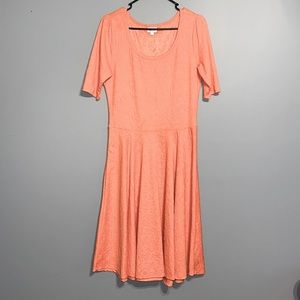 LuLaRoe Coral embossed Nicole.